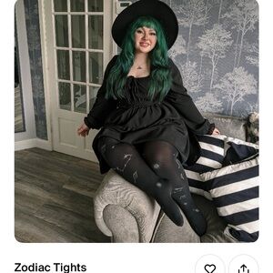 Snag Tights Zodiac (Scorpio) in size A/B